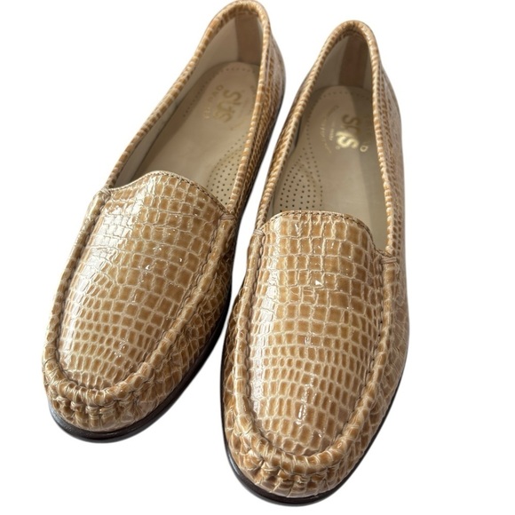 SAS Tripad Flats Loafer Slip-On Shoe 7.5 N Faux Snakeskin Made in USA Comfort - Picture 10 of 10